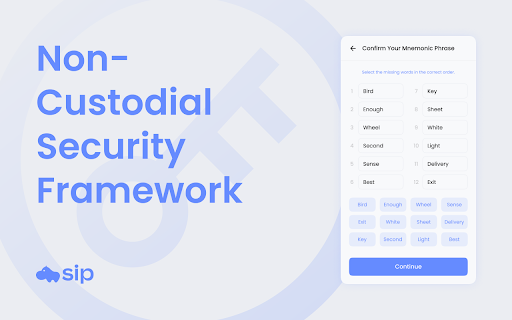sip :: The world's first trading wallet