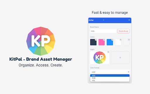 KitPal - Brand Kit Organizer :: Easily manage and access your brand assets with KitPal - your personal brand kit organizer.