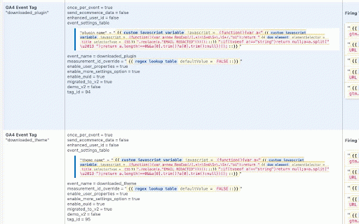GTM GTAG Inspector :: Inspect any Google Tag (gtag), including GTM containers, GA4, and Google Ads tags in Chrome DevTools. No container access needed.