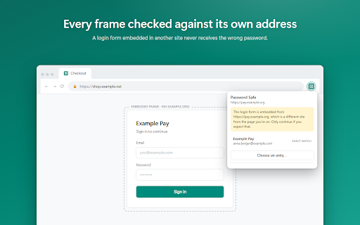 Password Safe :: Fill logins from your Password Safe vault. Requires the Password Safe app for Windows.