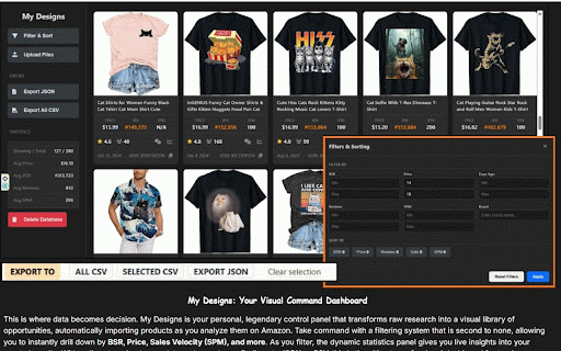 AMZ Sniper PRO For Merch Amazon & KDP & fba & fbm :: AMZ Sniper is an all-in-one research and automation toolkit for Amazon creators, combining over 30 specialized features.