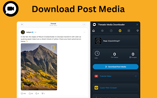 Threads Media Downloader :: Threads Media Downloader - Save Images & Videos from Threads Profile or Post Instantly