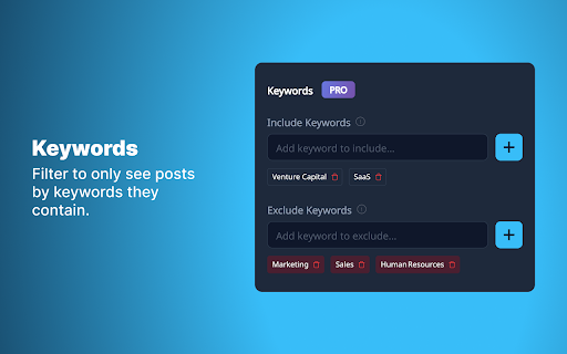 LinkedIn Feed Customizer :: Filter, categorize, and customize your LinkedIn feed to focus on high-value content and connections