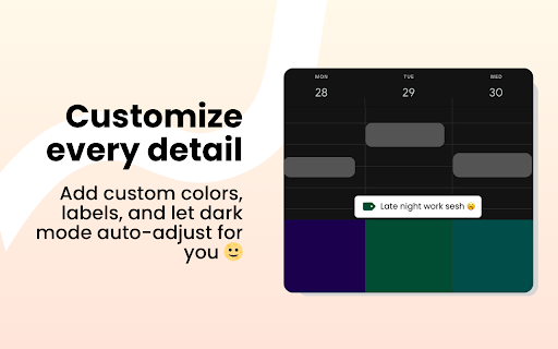 Shade Calendar – Time Blocking for Google Calendar :: Color-code your time blocks in Google Calendar. Make your schedule easier to read, plan, and manage 📆