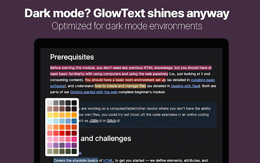 GlowText: Web Text Highlighter :: Highlight and save interesting or useful text from any webpage with a single click.