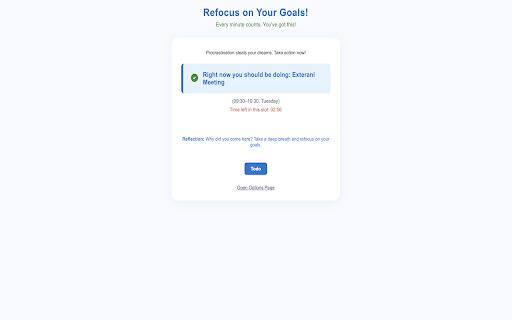 Stay Focused: Habit & Distraction Manager :: A beautiful dashboard to manage your habits, focus links, and block distractions. Stay productive every day!