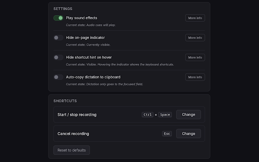 Voxtyper: Speech to Text & Dictation :: Accurate speech to text dictation with automatic punctuation and capitalization. Voice type into any text field with Ctrl+Space.