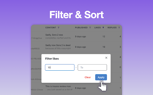 YouTube Comment Exporter - Free Downloader by exporter24 :: Download YouTube comments and replies with author insights and engagement metrics. Free and unlimited.
