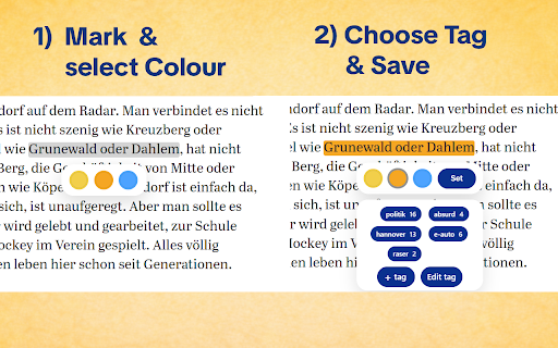 Highlight Text – Hop Highlighter for Long Pages :: Save highlights on webpage, organize them with tags, and jump back instantly using visual scroll markers.