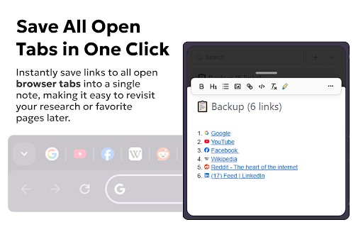 Notes Online :: The in-page notepad for taking notes online directly on any web page. No login, autosave, 1-click install, and full privacy