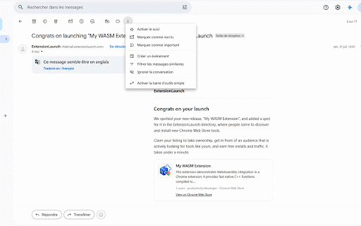 EX3 :: **EX3 Gmail Automation**
EX3 est une extension Chrome permettant d’automatiser des tâches de gestion des e-mails dans Gmail à…