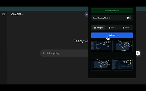AI Upload Booster :: Combine multiple images, PDFs, and documents into a single optimized file to maximize AI upload limits
