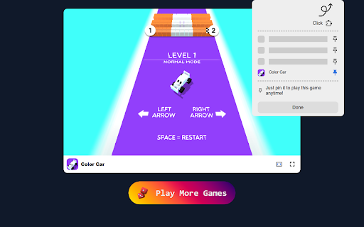 Color Car Game - Navigate the Vibrant Road to Victory! :: Drive through vibrant levels and avoid colors in this skillful racing game!
