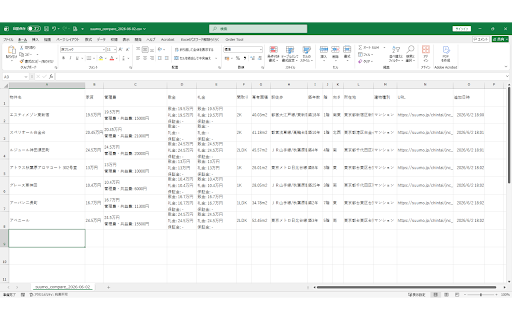 SUUMO物件比較ツール :: SUUMOの賃貸物件を比較リストに追加して一覧表示します
