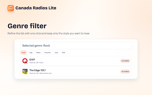 Canada Radios Lite: +560 Live Radio Stations Ad-Free :: Listen to Canadian radio stations live, ad-free, and hassle-free.