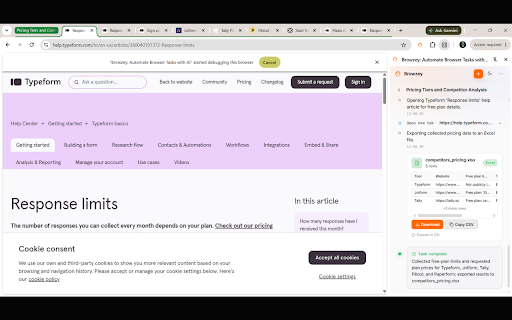 Browzey: Automate Browser Tasks with AI :: AI companion for browser automation in Chrome. Navigates sites, fills forms, extracts data & runs workflows in natural language.