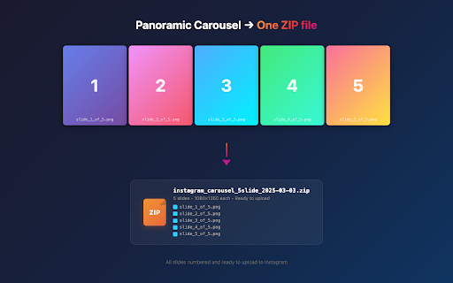 Instagram Screenshotter :: Capture screenshots in exact Instagram dimensions: Feed, Story, Reel, Carousel and Panoramic Carousel with ZIP export.