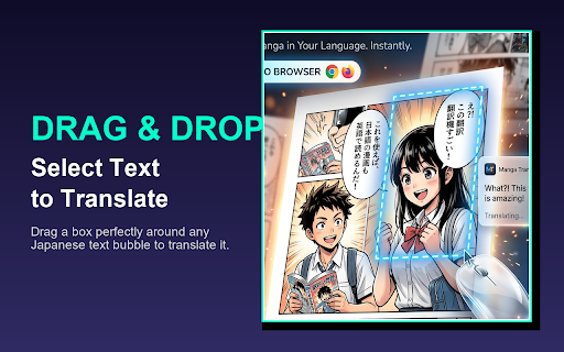 Manga & Webtoon Translator - Screen OCR :: Read raw manga, manhwa, and webtoons instantly. AI-powered screen translator and OCR tool. Click to extract and translate any text.