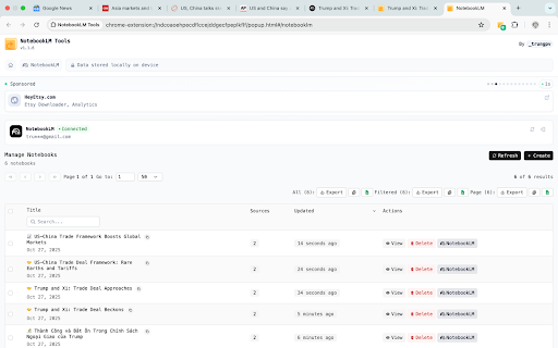 NotebookLM Tools :: Browser extension for NotebookLM productivity tools and utilities.