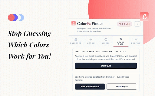 ColorFitFinder: Shop Your Colors :: Save color palettes and find clothing that matches your colors while you shop online.