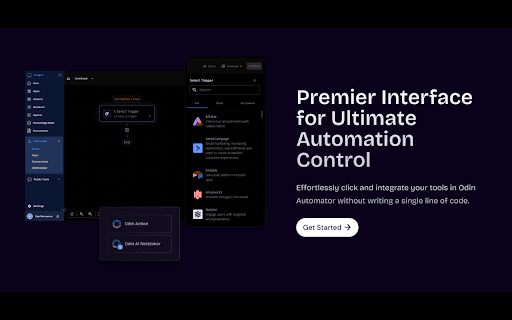 Odin AI - Agentic Automation :: This extension gives users the ability to use Odin AI directly in their browser and have direct context of the page they are on.