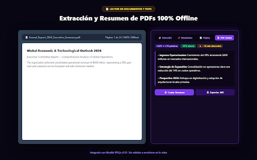 ResumenPro 2 - AI Summarizer & TextRank :: Local AI summarizer: highlight, summarize & read any webpage or PDF — 100% offline, TextRank V12 & Chrome AI ready.