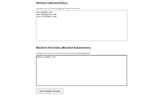 ZeroTrust Parent Guard :: A whitelist-only browsing environment to protect kids.
