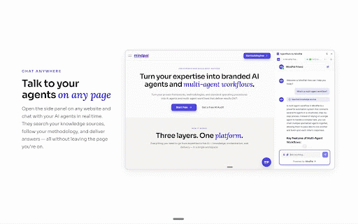 AgentPack by MindPal :: Turn your expertise into AI agents that follow you everywhere on the web.