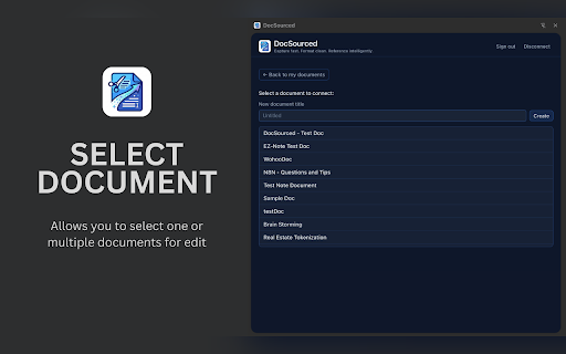 DocSourced - Capture fast. Format clean. Reference intelligently. :: Capture fast. Format clean. Reference intelligently.
