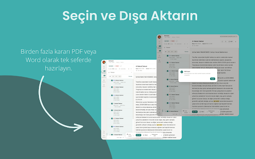 Yargıtay Karar Arama Asistanı :: Yargıtay karar arama sitesinde kararları arayın, tam metnini okuyun, koleksiyonlarda saklayın ve PDF/Word olarak indirin.