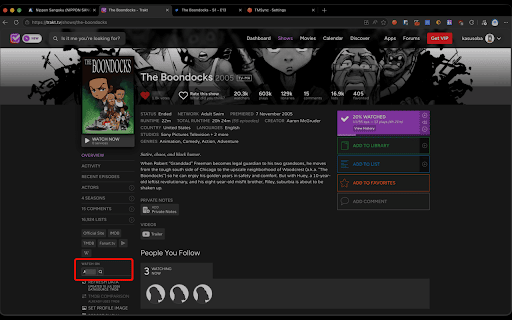 TMSync :: Automatically track what you watch and keep your trackers up to date.