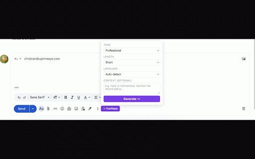 FastReply AI for Gmail :: Reply to Gmail emails 5x faster with AI