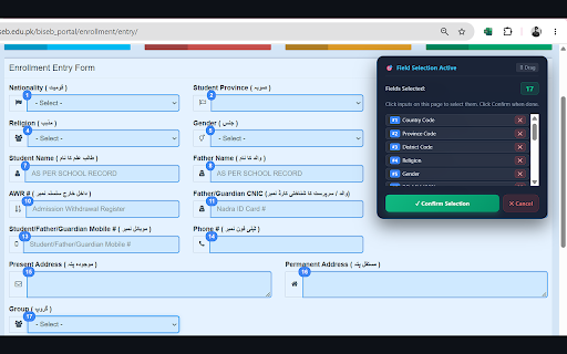 Auto Fill From Excel - Web Form Filler :: Auto fill web forms from Excel data. Smart column mapping, photo upload & auto-submit.