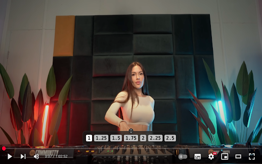 Speeder - YouTube Speed Controller :: Control the playback speed of YouTube videos for a comfortable viewing experience.