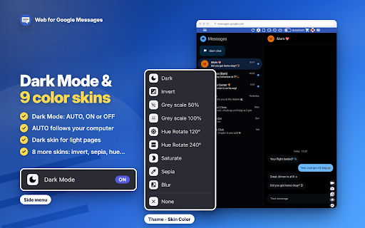 Web for Google Messages :: Access to Chat - Android Messages on Desktop Computer. Google Messages for Web. Plus Google Meet for calls and video-calls.