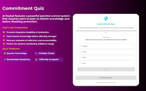 Al-Hudud: Block Haram, Browse Halal for Muslims :: Blocks haram content with Islamic values. Advanced adult/nsfw filtering system for safe, halal browsing.