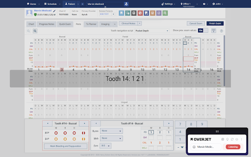 Overjet Voice :: The Complete AI-Powered Platform to Document, Monitor, & Analyze Your Patient Visits