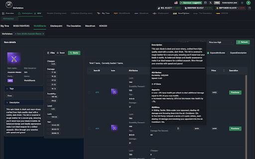 Kit Loot - (OpenLoot Ecosystem Toolkit) :: Big Time, WorldShards, Moonfrost, Shatterpoint, Boss Fighters, The Desolation, KOKODI...