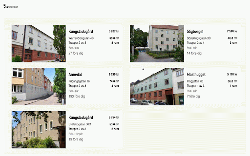 Boplats :: Visar köplatser för annonser på Boplats och erbjuder kartvy. ENG: Shows queue positions for Boplats listings and provides map view