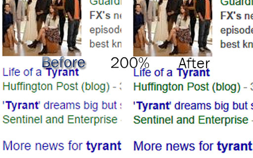 Font Rendering Enhancer :: Font Rendering Enhancer for Chrome. Darker and clearer text on the pages.