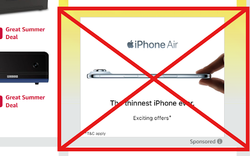 Amazon Sponsored/Ads Blocker :: Hides sponsored ads on Amazon pages while keeping organic content visible.