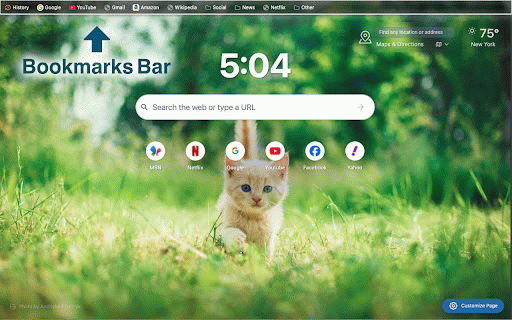 SquarePage :: SquarePage allows you to fully customize your browsers start page