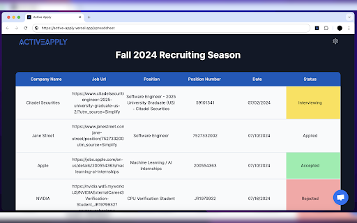 Active Apply :: Active Apply saves time on job applications by seemlessly tracking where you apply, making your job search efficient and organized.
