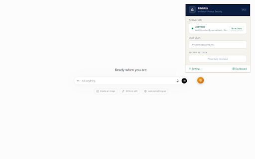 Inhibitor :: Real-time sensitive data detection and compliance monitoring for AI chat platforms.