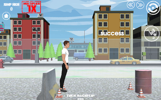 Wacky Flip :: Play Wacky Flip in your browser. Perform flips, master parkour stunts, and land perfect tricks in every level.