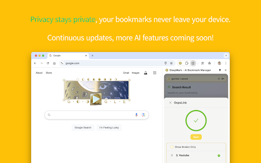 DeepMark - AI Bookmark Manager :: Your AI-powered bookmark manager with auto scene sorting & smart recommendations