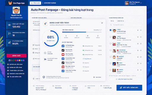 Zoo Page Marketing :: Siêu công cụ quản trị Fanpage, đăng bài đa kênh, viết content A.I, phân tích quảng cáo chuyên sâu !