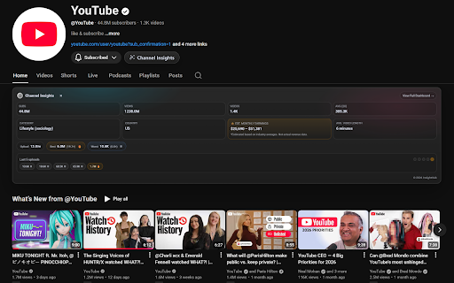 YouTube Toolkits: Thumbnail Tester, View Tags, AI Replies & More :: YouTube toolkits: Thumbnail Tester, View Tags, AI Comment Replies, and real-time Channel Insights.