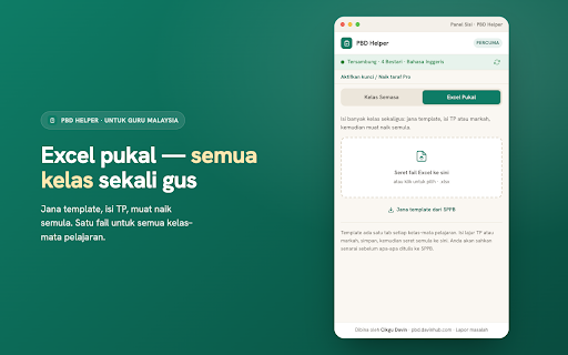 PBD Helper :: Bantu guru isi skor PBD (Tahap Penguasaan) di SPPB.