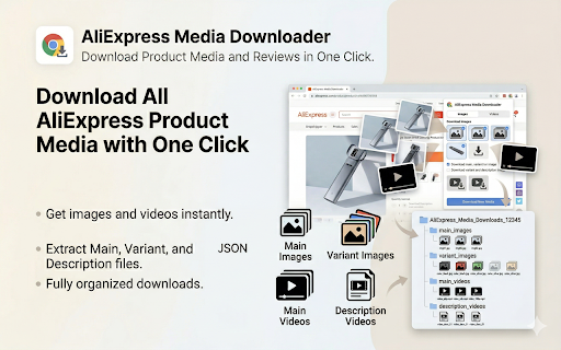 AliExpress Image, Video & Review Downloader :: Download AliExpress product images, videos & variant media in one click. Bulk export product reviews from any listing.